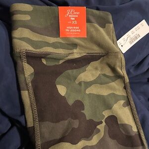 J.Crew Camouflage High-Rise Leggings